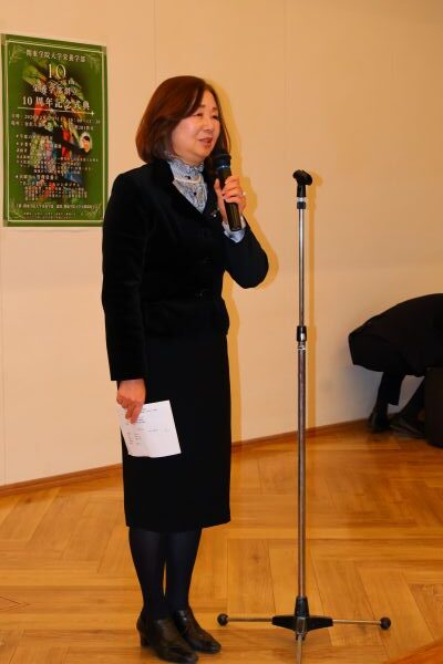 学部長挨拶 田中弥生 教授