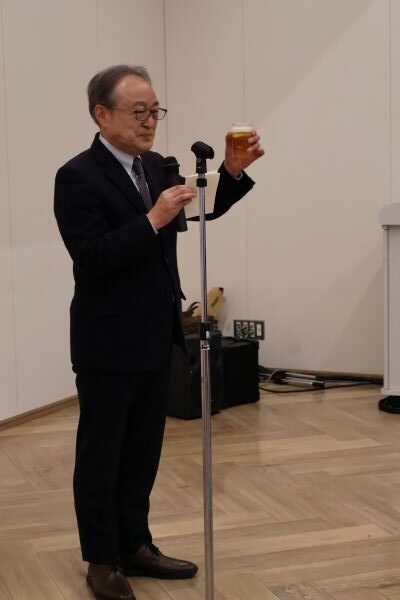 乾杯のご発声 松崎政三 元教授